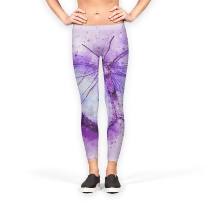 Lila Butterfly Leggings by SMILODOX.CO (ombun) from €43.00 | miPic